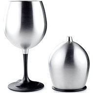 GSI Outdoors Glacier Stainless Nesting Red  Wine Glass - Kempingový riad