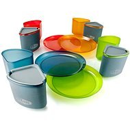 GSI Outdoors Infinity 4 Person Compact Tableset, Multicoloured - Camping Utensils