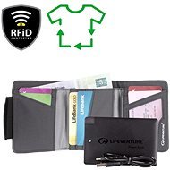 Lifeventure RFiD Charger Wallet Recycled szürke - Pénztárca