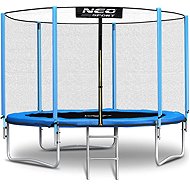 NEO-SPORT Trampoline 10 ft/312 cm, with external net + ladder - Trampoline