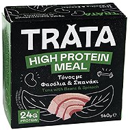 TRATA High Protein Meal Tuna with beans and spinach 140 g - Long Shelf Life Food