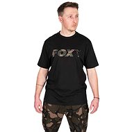 FOX Black/Camo Logo T-Shirt L - T-Shirt
