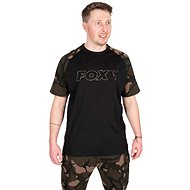 FOX Black/Camo Outline T-Shirt M - T-Shirt