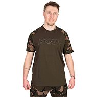 FOX Khaki/Camo Outline T-Shirt 2XL - T-Shirt