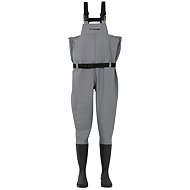 Trizand 25890 Wading trousers with belt, size 41, grey - Chest Waders
