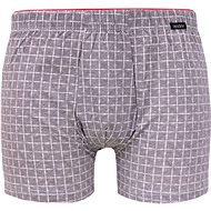 Andrie PS 5334 C cubes, brown size L - Boxer Briefs