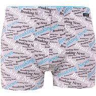 Andrie PS 5352 C inscriptions, gray size XL - Boxer Briefs