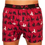 Styx B555, red size XL - Boxer Shorts