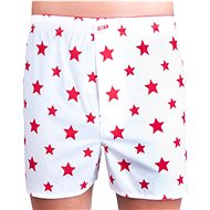 Gosh G23 with stars, white size XL - Boxer Shorts