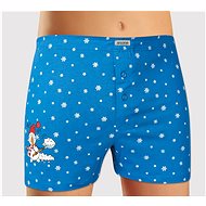 Andrie PS 5509 A, snowflake, blue size 3XL - Boxer Shorts