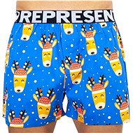 Represent R9M-BOX-0717 / reindeer, blue size L - Boxer Shorts