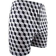 Lonka Karlos - cube, gray size L - Boxer Shorts