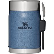 Stanley thermos 400ml with spoon/fork Hammertone Lake blue - Thermos