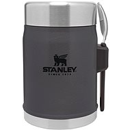 Stanley thermos 400ml with spoon/fork Charcoal black - Thermos