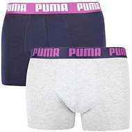 Puma 2Pack 521015001 014 - gray / purple size L - Boxer Briefs