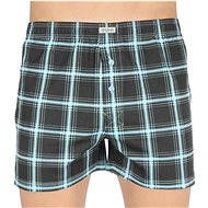 Andrie PS 4947 C - black, blue stripes - Boxer Shorts
