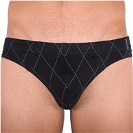 Molvy MP-961-SBU grey pattern - black - Briefs