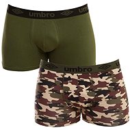 Umbro 2Pack UMUM0345 B - green/camo sizing. L - Boxer Briefs