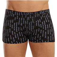 Andrie PS 5478 A - black, blue lettering - Boxer Briefs