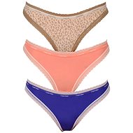 Calvin Klein 3Pack QD3802E-W4V brown - Thong