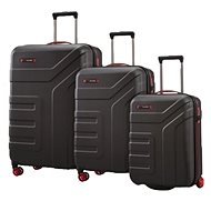 Travelite Vector 2W S, 4W M, L Black - Case Set