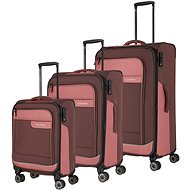 Travelite Viia 4W S, M, L + Duffle Rose - Case Set