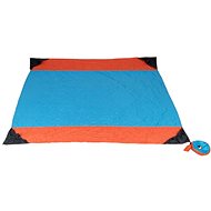 Ticket To The Moon Beach Blanket aqua / orange - Picnic Blanket