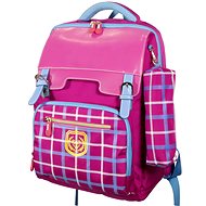 Monopol Backpack with pencil case pink - School Backpack