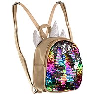 KIK Children's sequin backpack Unicorn colour - Children's Backpack