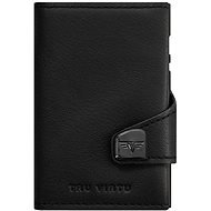 Tru Vitru Click and Slide TWIN - Nappa Black Leather - Wallet