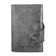 Tru Virtu Click & Slide - Glitter Silver, Leather - Wallet