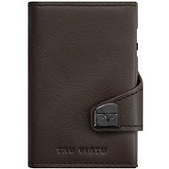 Tru Virtu Click & Slide Twin Wallet - Nappa Brown Leather - Wallet
