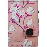 Tru Virtu Click & Slide Wallet - 3D Cherry Blossom/Silver - Wallet