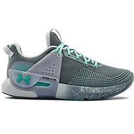 Under Armour HOVR Apex, Grey/Turquoise, EU 37.5/235mm - Running Shoes