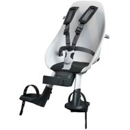 Urban Iki Front Bike Seat with Shinju White/Bincho Black Adapter - Children's Bike Seat