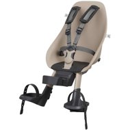 Urban Iki Front Bike Seat with Clamp Adapter Inaho Beige/Bincho Black - Children's Bike Seat
