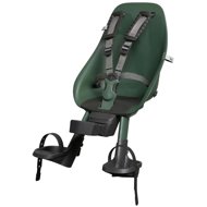 Urban Iki BIO front bike seat with adapter Mosu Green/Bincho Black - Children's Bike Seat
