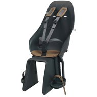 Urban Iki Rear bike seat with carrier adapter Bincho Black/Kurumi Brown - Children's Bike Seat