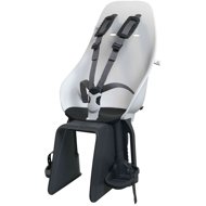 Urban Iki Rear bike seat with Shinju White/Bincho Black carrier adapter - Children's Bike Seat