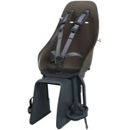 Urban Iki Rear bike seat with rack adapter Koge Brown/Bincho Black - Children's Bike Seat