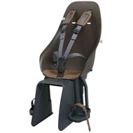 Urban Iki Rear bike seat with rack adapter Koge Brown/Kurumi Brown - Children's Bike Seat