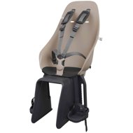 Urban Iki Rear bike seat with rack adapter Inaho Beige/Bincho Black - Children's Bike Seat