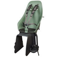 Urban Iki Rear bike seat with rack adapter Icho Green/Bincho Black - Children's Bike Seat
