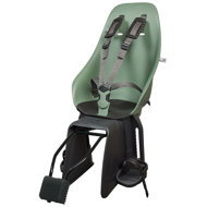 Urban Iki Rear Bike Seat with Adapter and Seatpost Carrier Set Icho Green/Bincho Black - Children's Bike Seat
