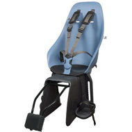 Urban Iki Rear Bike Seat with Adapter and Seatpost Carrier Set Fuji Blue/Bincho Black - Children's Bike Seat