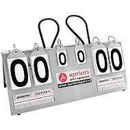 Apriori Score non-folding counter, metal, pvc dials - Scoreboard