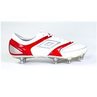 Umbro STEALTH PRO SG White/Silver/Red, size 40.5 EU / 255mm - Football Boots