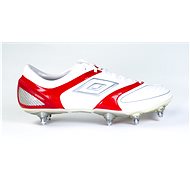 Umbro STEALTH PRO SG White/Silver/Red, size 41.5 EU / 265mm - Football Boots