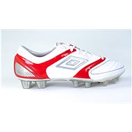 Umbro STEALTH PRO HG White/Silver/Red, size 41 EU / 260mm - Football Boots