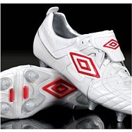 Umbro Speciali SG Swan White/Red Silver size 40.5 - Football Boots